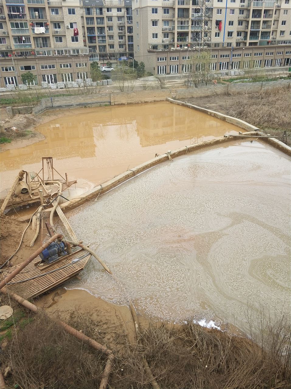 平乐沉淀池淤泥清理-厂区废水池淤泥清淤